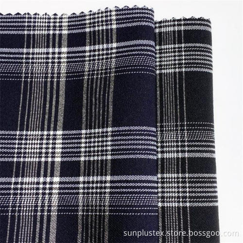 Yarn Dyed Bengaline Checks for Pants